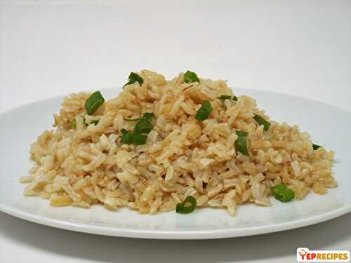 Garlic Sesame Brown Rice