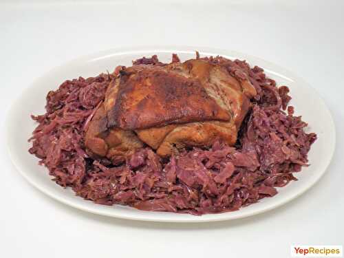 German Braised Pork and Red Cabbage