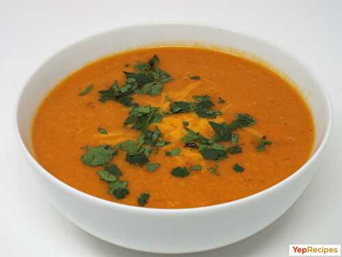 Chipotle Sweet Potato and Cheddar Soup