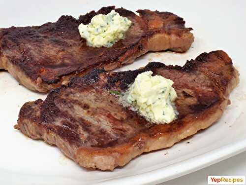 Garlic and Chive Sirloin Steaks