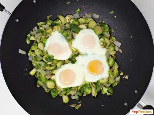 Spicy Brussels Sprouts and Eggs