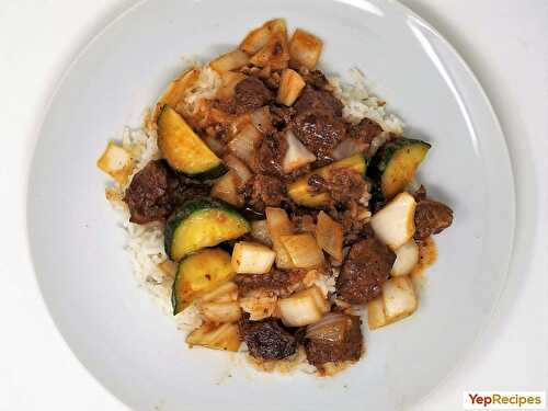 Beef and Cucumber Curry