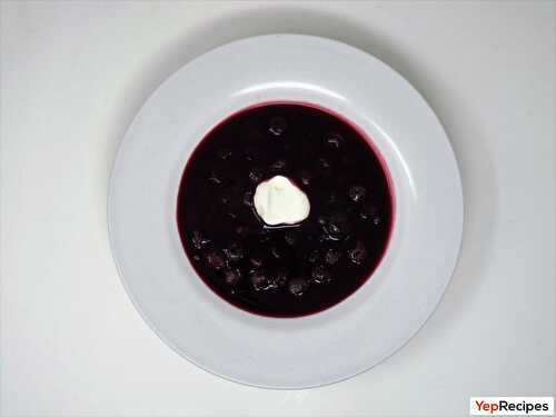 Swedish Blueberry Soup