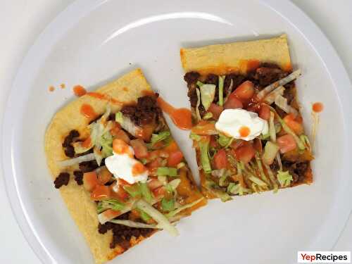 Taco Pizza with Cornmeal Crust