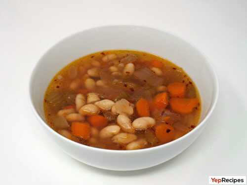 Slow Cooker Fasolada (Greek White Bean Soup)