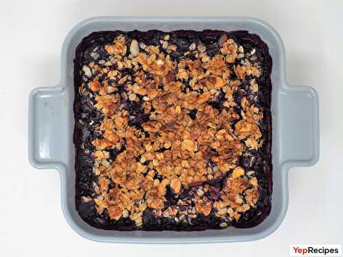 Peach and Blueberry Crisp