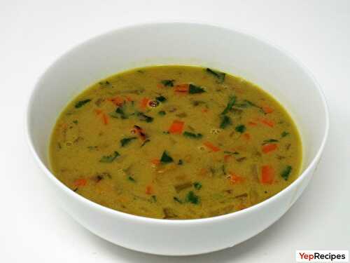 Coconut and Turmeric Lentil Soup