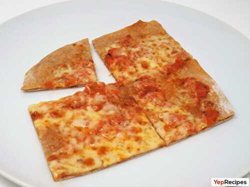 Cheese Pizza with Thin Cracker-Style Crust