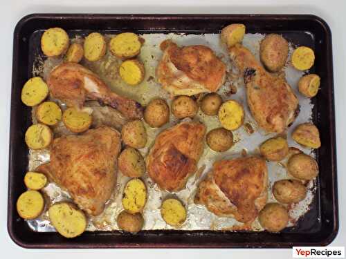 Dijon Chicken with Rosemary Potatoes