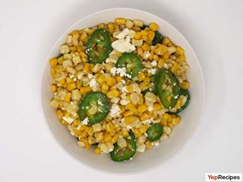 Skillet Corn with Jalapeno and Feta