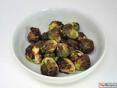 Air Fryer Garlic Brussels Sprouts