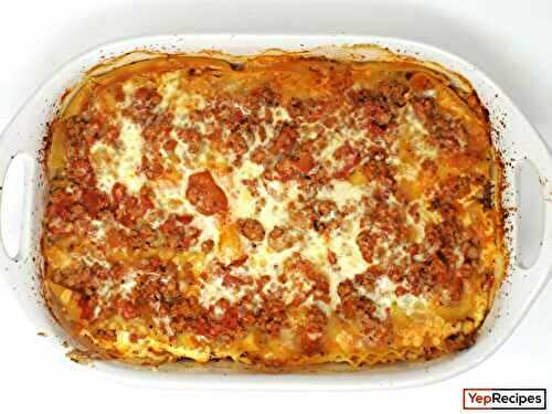Four Cheese Ground Turkey Lasagna