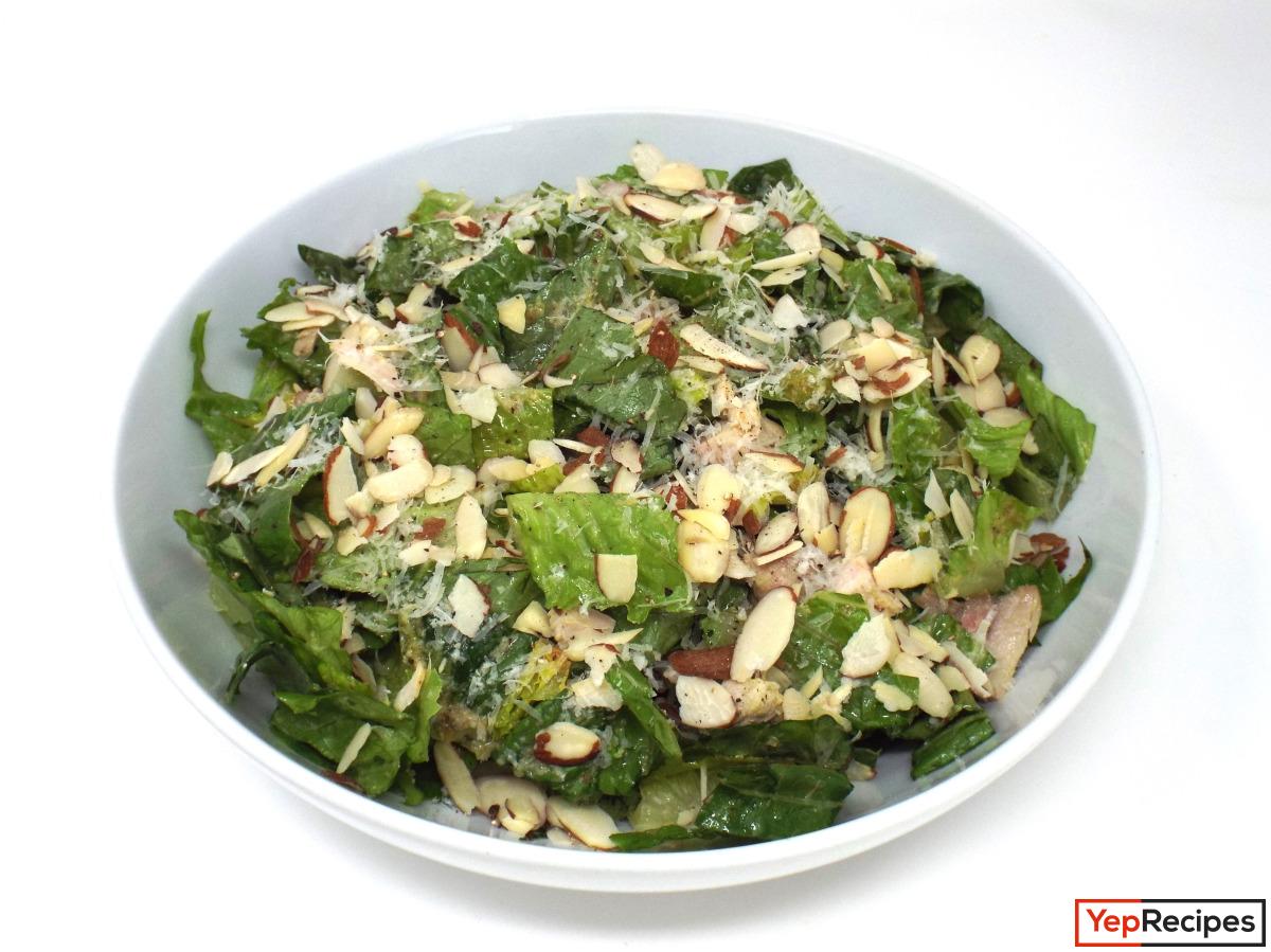 Turkey and Almond Caesar Salad