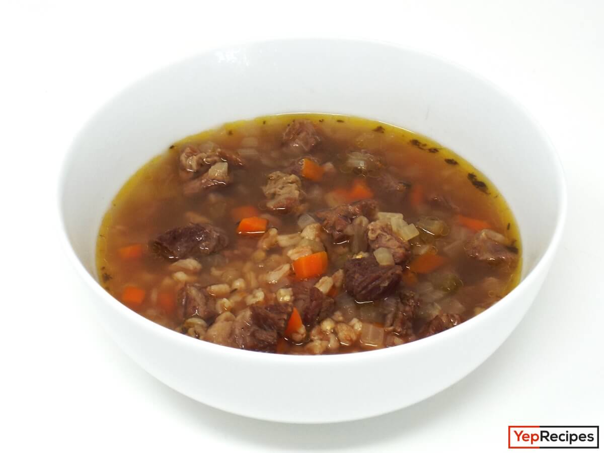 Beef and Farro Soup