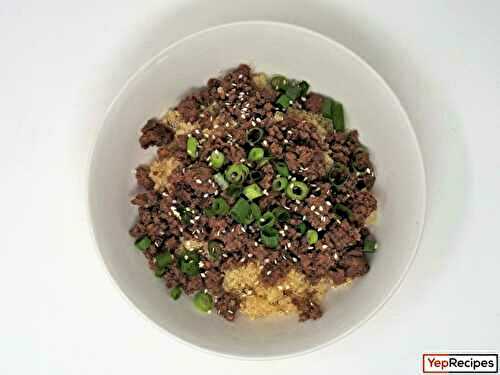 Korean Ground Beef and Quinoa Bowls