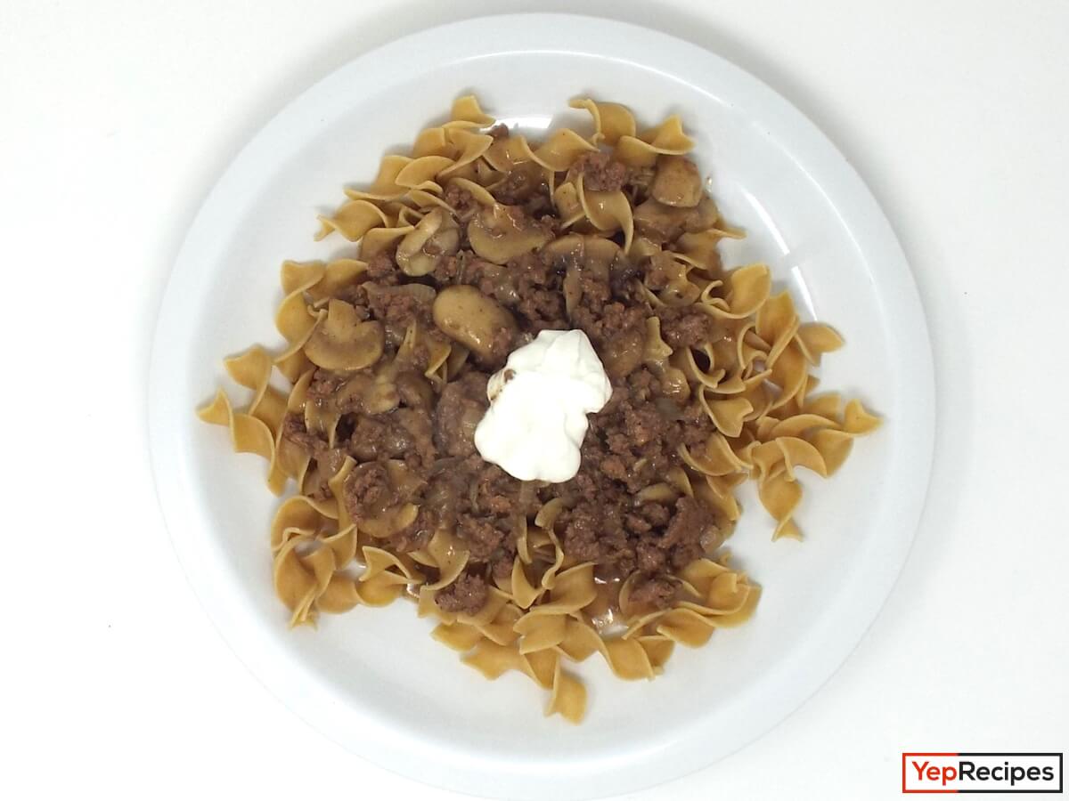 Ground Beef Stroganoff