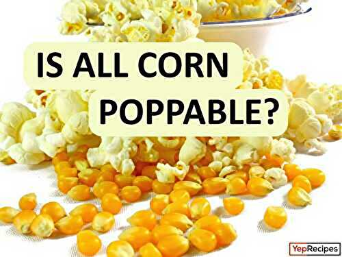 Is All Corn Poppable? The Science Behind Popcorn