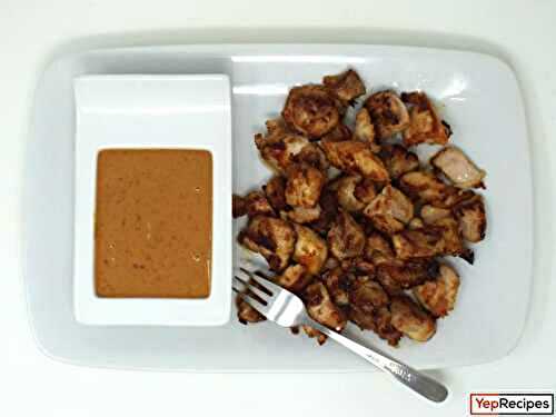 Thai Chicken Bites with Peanut Sauce