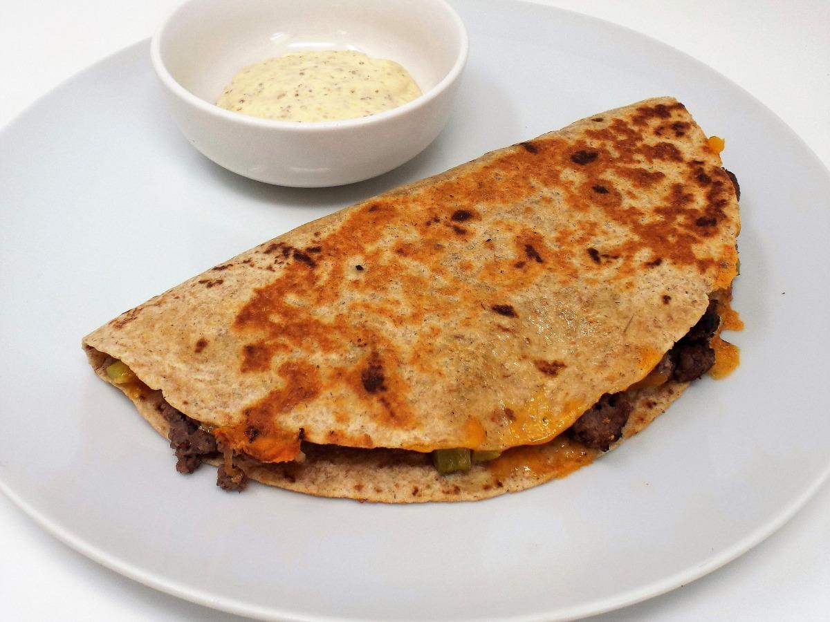 Cheeseburger Quesadillas