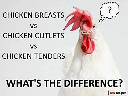 Chicken Breasts, Cutlets, and Tenders: What's the Difference?