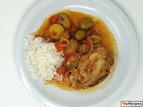 Fricase de pollo (Cuban Chicken Fricassee)