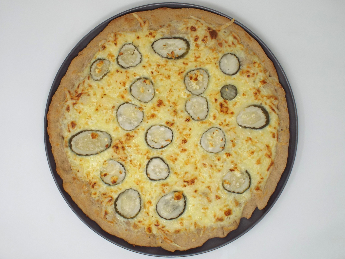 Dill Pickle and Feta Pizza