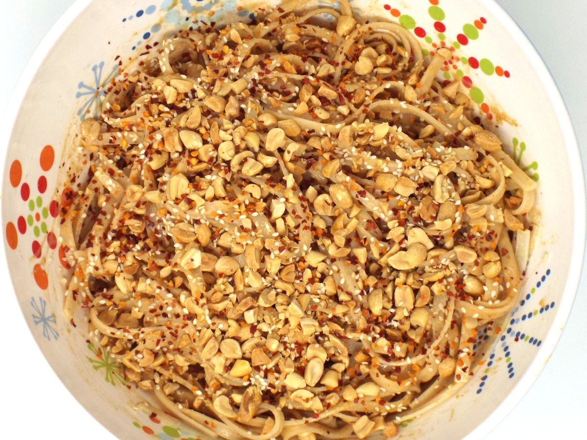 Spicy Sesame Peanut Noodles