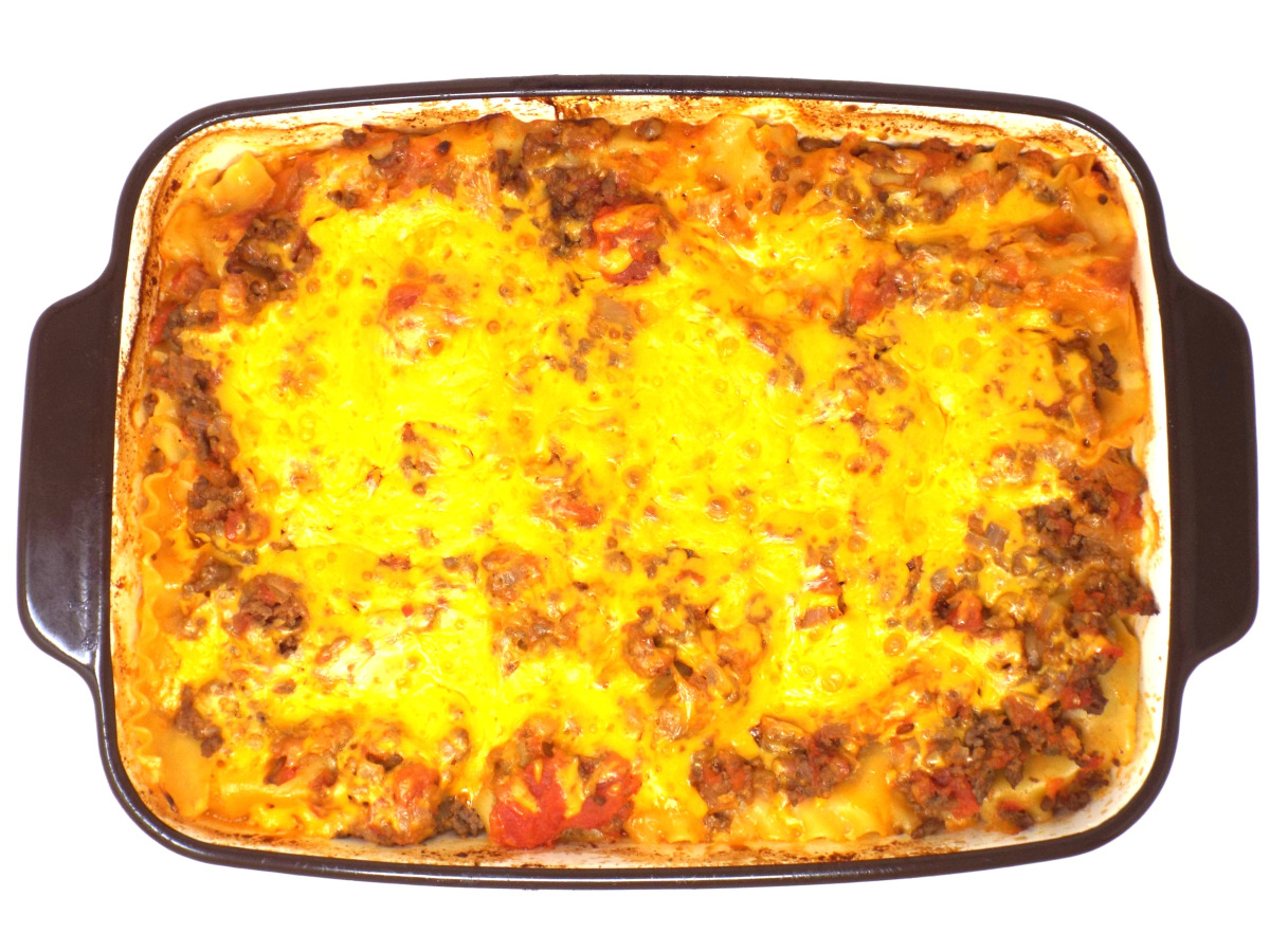 Tangy Cheeseburger Lasagna