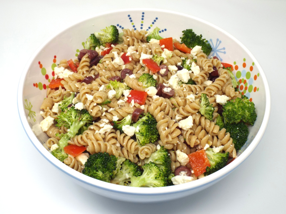 Broccoli and Feta Pasta Salad