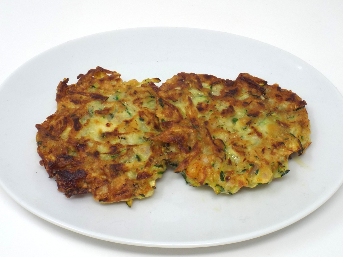 Kolokithokeftedes (Greek Zucchini and Feta Fritters)