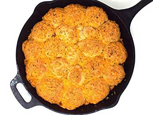 Cheddar and Herb Skillet Monkey Bread
