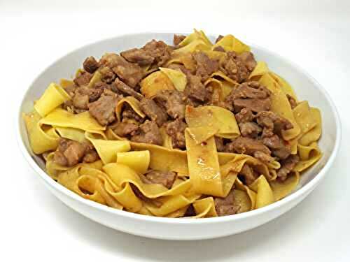 Miso Pappardelle and Pork