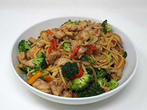 Chicken and Vegetable Noodle Stir-Fry