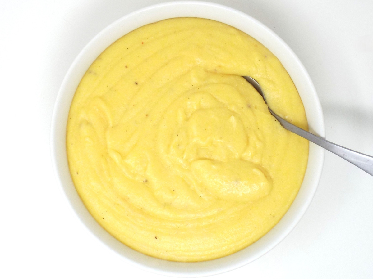 Creamy Asiago Polenta