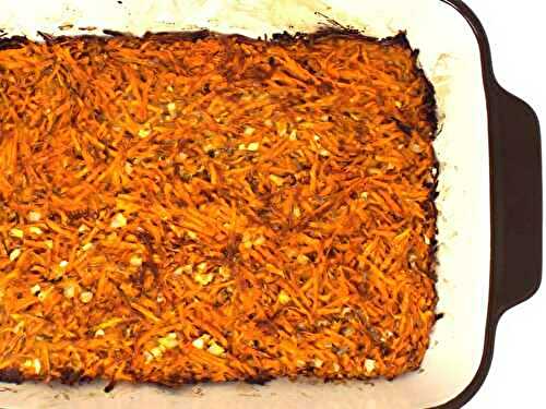 Savory Sweet Potato and Onion Kugel