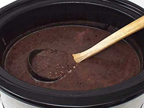 Slow Cooker Cuban Black Bean Soup (Sopa de Frijol Negro)