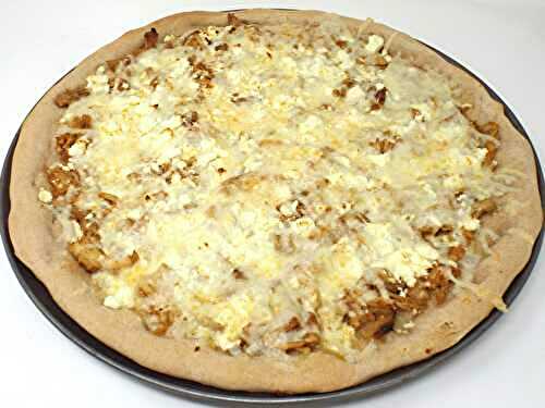 Buffalo Chicken and Feta Pizza