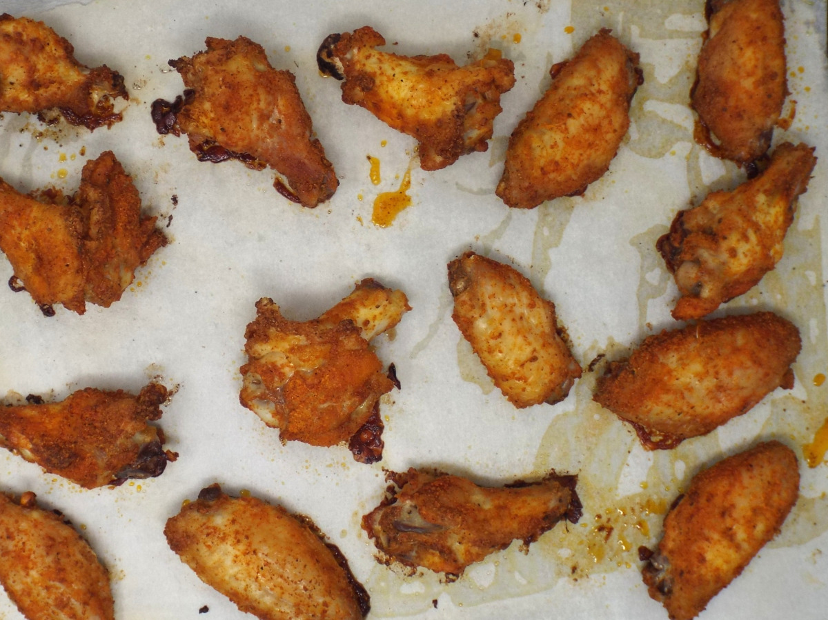 Smoky Oven Baked Chicken Wings with Crispy Skin