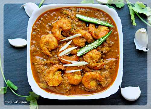 Ginger Garlic Prawn Curry
