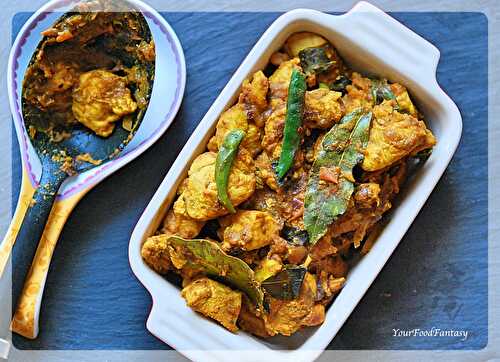 South Indian Style Dry Chicken Curry