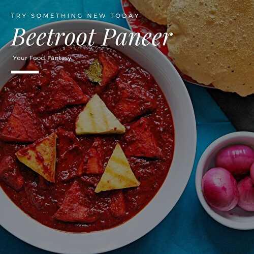 Beetroot Paneer Curry