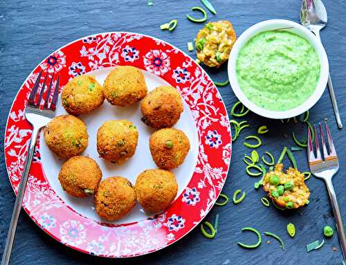 Leek and Pea Aranchini