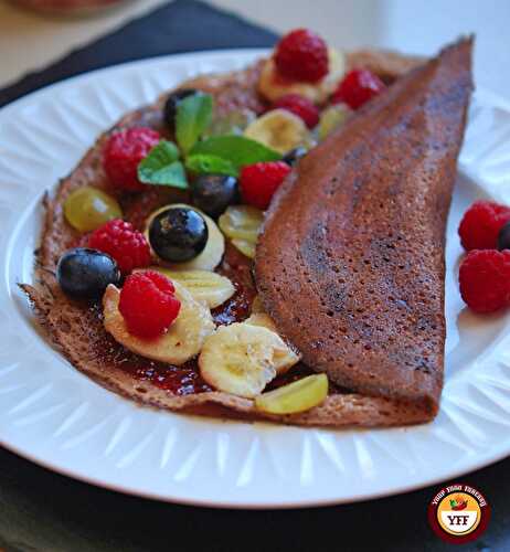 Fruity Chocolate Dosa | Crepes