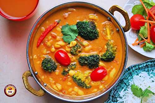 Cannellini Broccoli Vegan curry