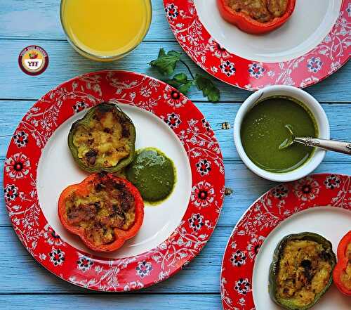 Stuffed Capsicum Tawa Fry