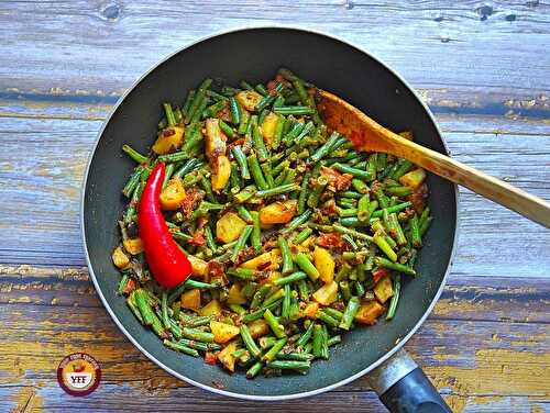 Aloo Beans - Green beans with Potato Curry