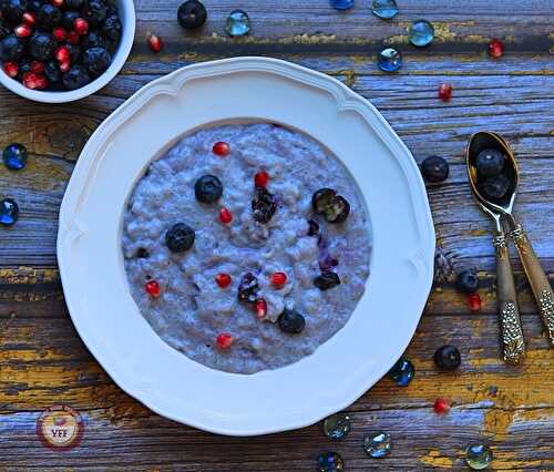 Blueberry kheer