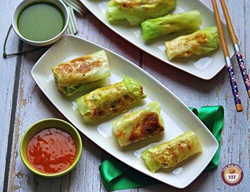 Cabbage Paneer Roll