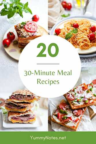 30-Minute Meal Recipes