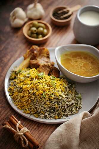 Baghali Polo Recipe (Persian Dill Rice With Fava Beans)